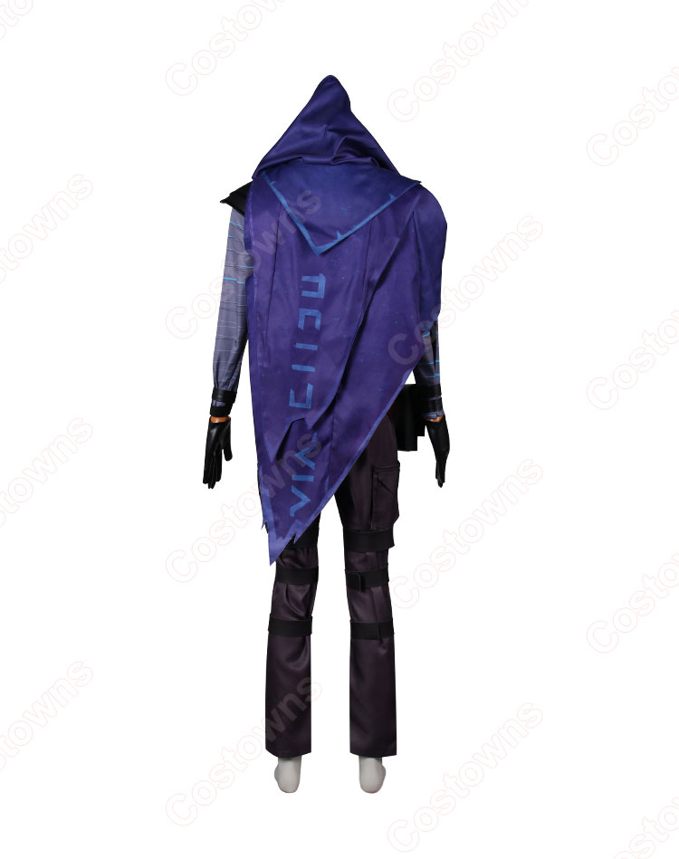 高品質 実物撮影 オーメン Omen VALORANT ヴァロラント 風 コスチューム コスプレ衣装 コスプレ靴 ブーツ付き バラ売り可