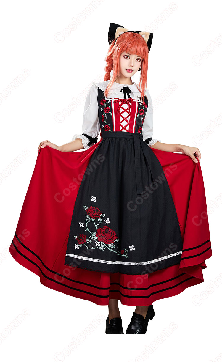 狼と香辛料 ホロ アルザス民族衣装 コスプレ衣装-2