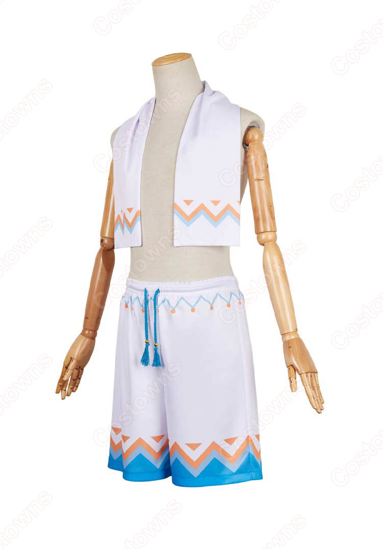 原神 ナタ 魔神任務の温泉 空 コスプレ衣装-4