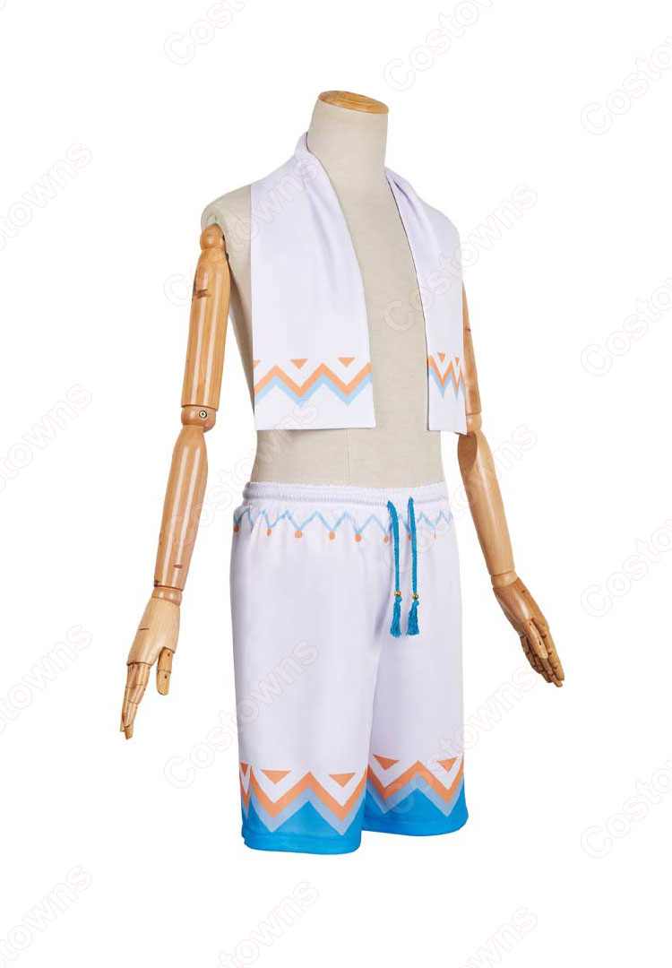 原神 ナタ 魔神任務の温泉 空 コスプレ衣装-3