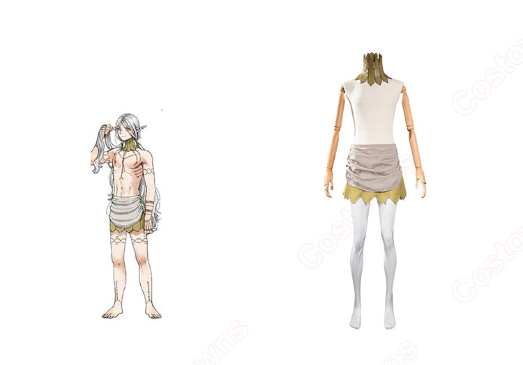 ダンジョン飯 リシオン コスプレ衣装-1