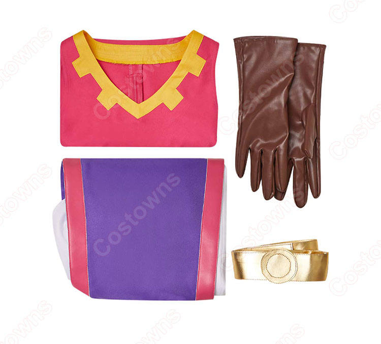 ゼルダの伝説 知恵のかりもの ゼルダ姫 コスプレ衣装-9