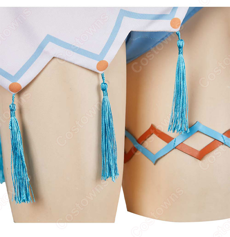 原神 ナタ 魔神任務の温泉 蛍 水着 コスプレ衣装-8