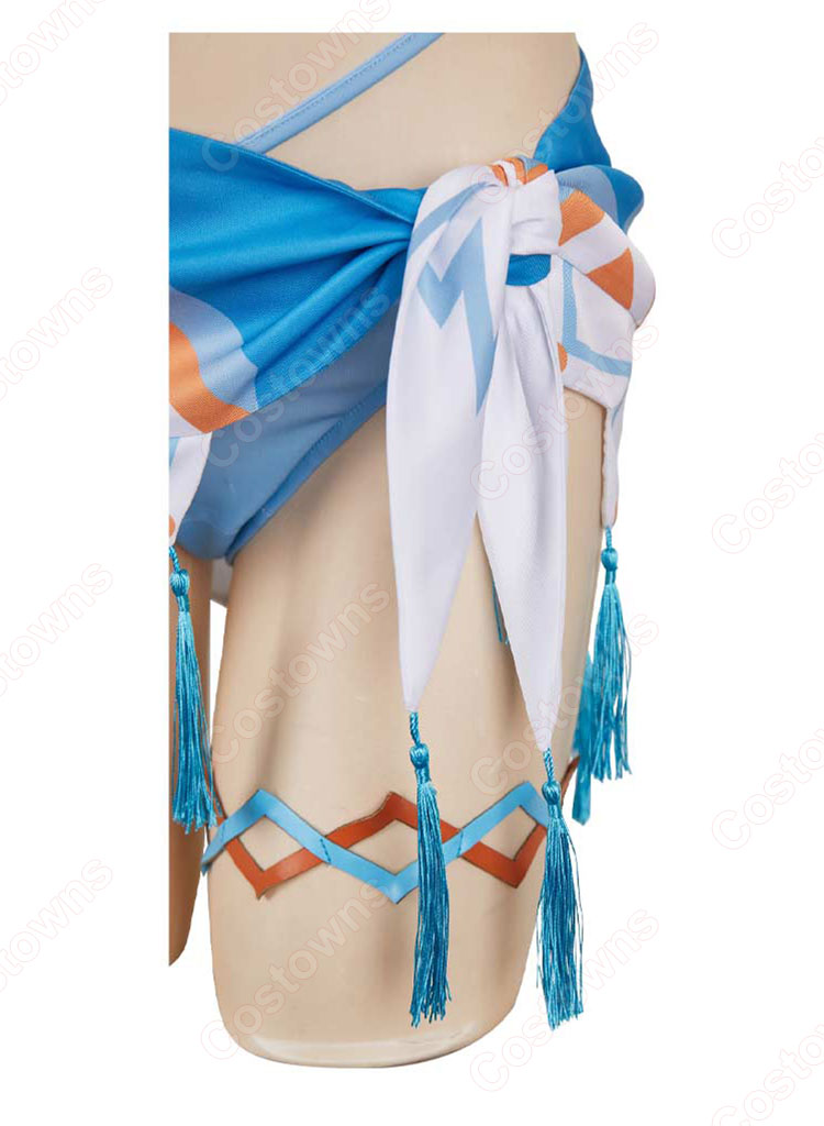 原神 ナタ 魔神任務の温泉 蛍 水着 コスプレ衣装-7