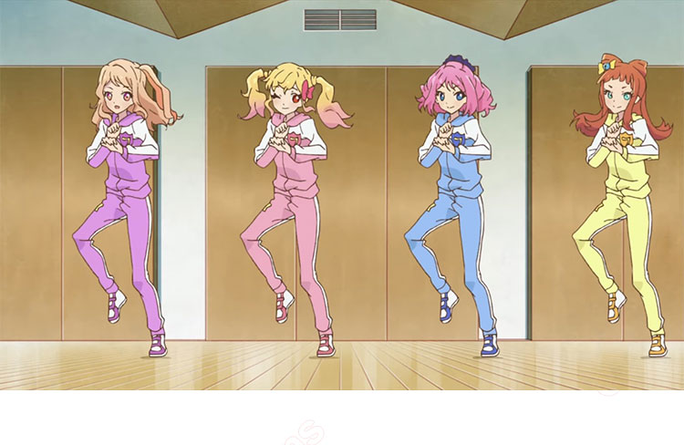 アイカツ！スタイル 四ツ星学園 スクールジャージ 桜庭ローラ 七倉小春 虹野ゆめ 早乙女あこ コスプレ衣装 - Costowns