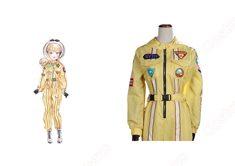 新発売 hololive ホロライブ コスプレ 宇宙服衣装 ワトソン・アメリア コスプレ衣装