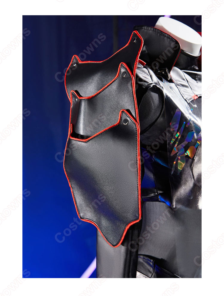 勝利の女神:NIKKE ピルグリム 紅蓮:ブラックシャドウ コスプレ衣装-4