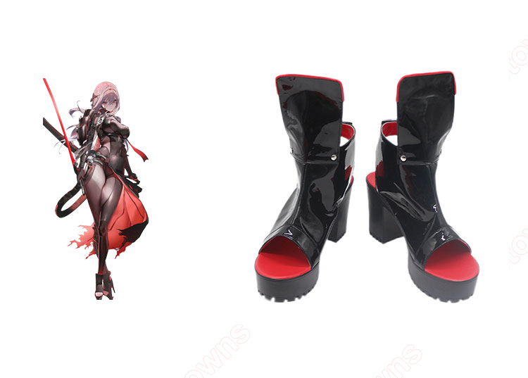 店内商品がすべてレジにて半額!! 勝利の女神:NIKKE Costowns - コスプレ靴 紅蓮:ブラックシャドウ コスプレ・仮装