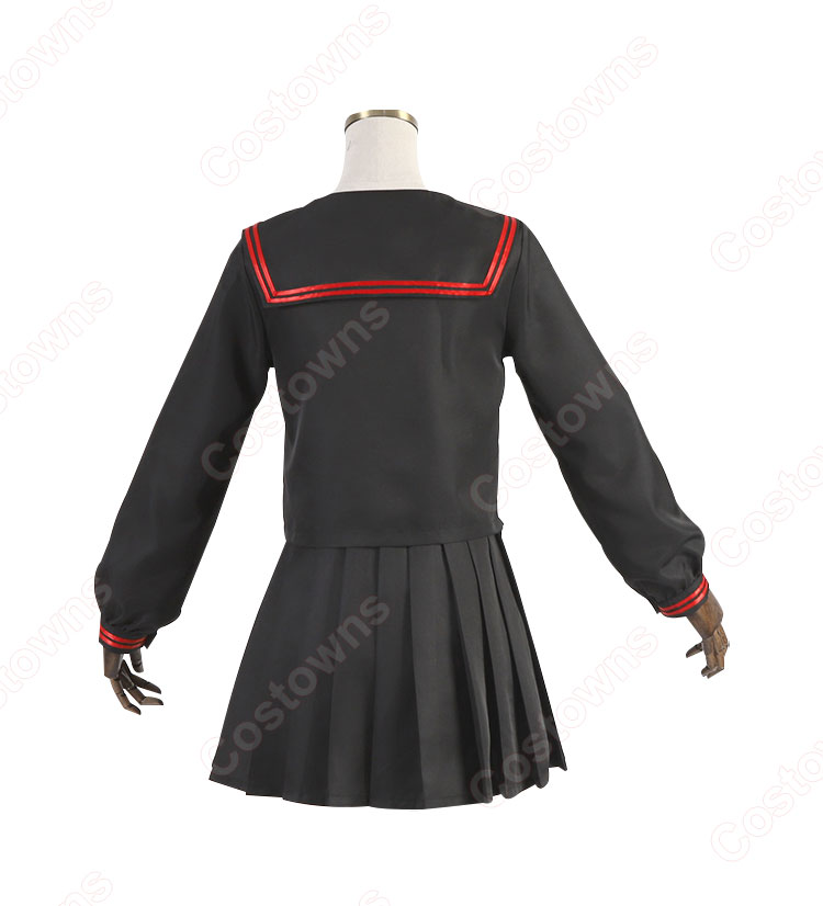 鬼滅の刃 キメツ学園 竈門禰豆子 コスプレ衣装 制服 セーラー服