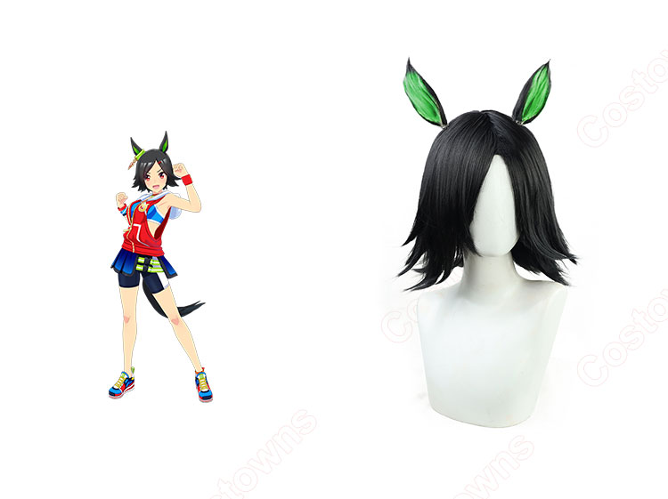 ウマ娘 プリティーダービー ウイニングチケット コスプレウィッグ-1