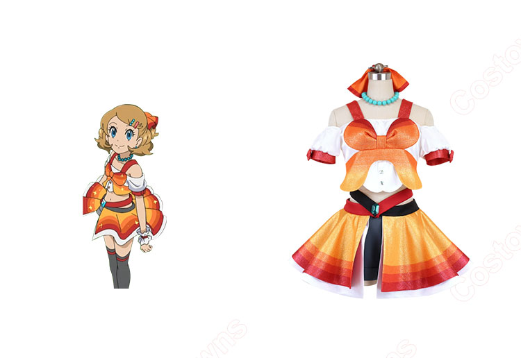 ポケットモンスター XY&Z セレナ コスプレ衣装 ステージ服