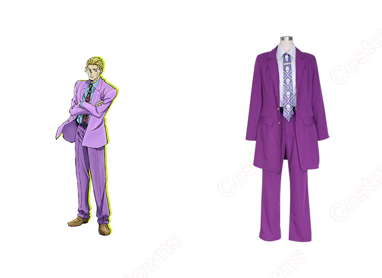 ジョジョの奇妙な冒険 Part4 ダイヤモンドは砕けない 吉良吉影 コスプレ衣装-1