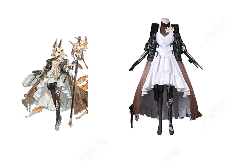 アークナイツ 焔影リード コスプレ衣装-1