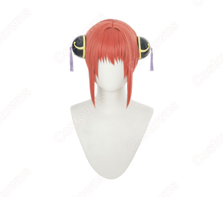 【コスプレウィッグ】銀魂 神楽 Amazon.co.jp: 耐熱コスプレウィッグ銀魂 神楽 かぐら 風 +
