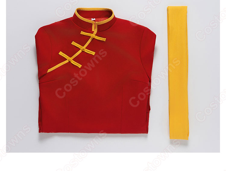 銀魂 神楽 コスプレ衣装 チャイナ娘 チャイナ服-7