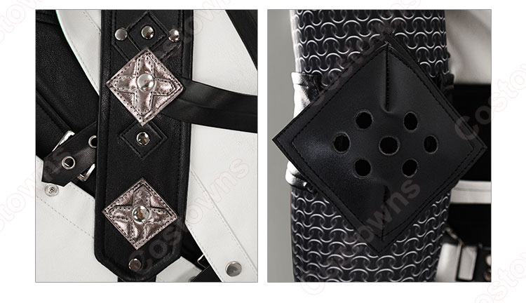 ファイナルファンタジーVII セイバーフォーム コスプレ衣装-11