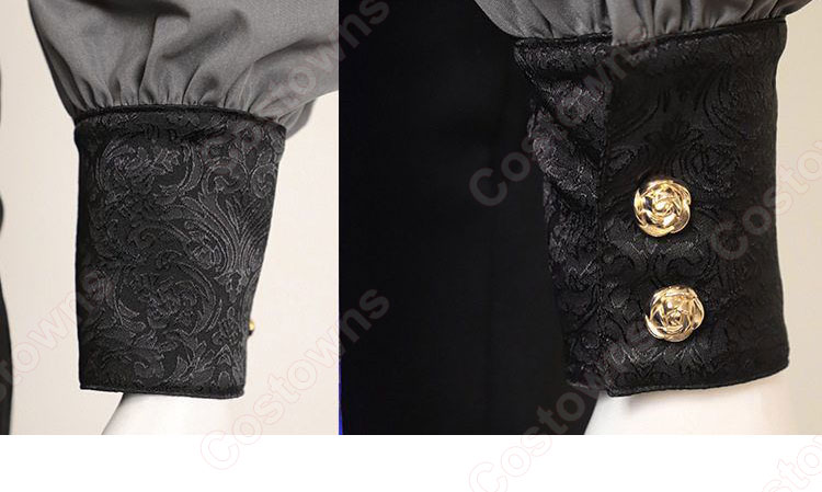 ファイナルファンタジーVII セフィロス ダークナイトスーツ コスプレ衣装-11