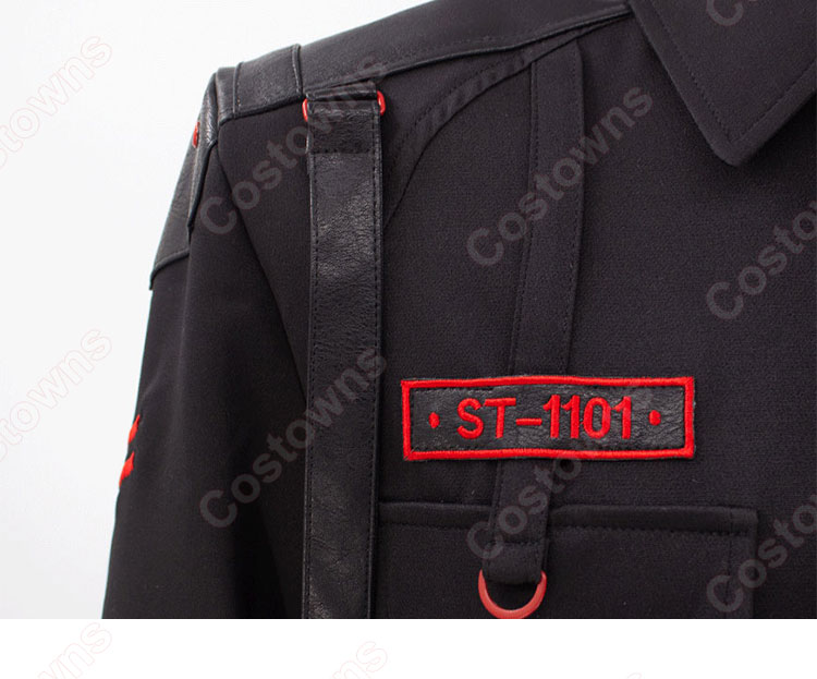 恋と深空 セイヤ コスプレ衣装 Evol特殊部隊 黒 制服-7