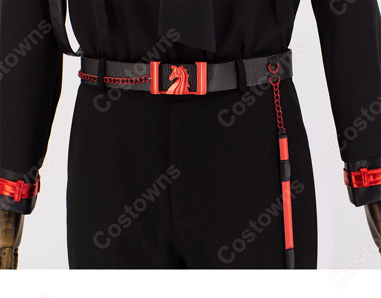 恋と深空 セイヤ コスプレ衣装 Evol特殊部隊 黒 制服-10