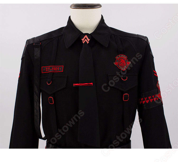 恋と深空 セイヤ コスプレ衣装 Evol特殊部隊 黒 制服-6