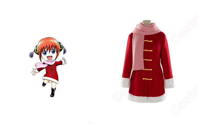 NEWモデル 銀魂 神楽 Costowns - コスプレ衣装 冬服 コスプレ衣装