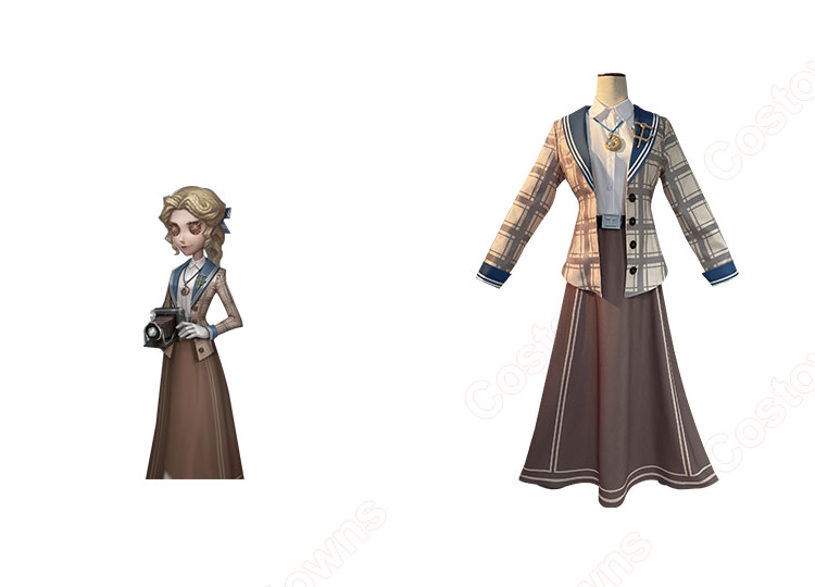 IdentityV 第五人格 報道記者 アリス・デロス コスプレ衣装-1