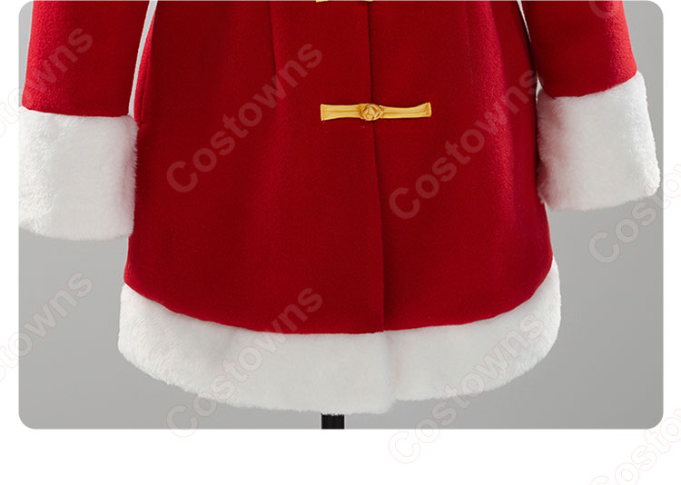 銀魂 神楽 冬服 コスプレ衣装-8