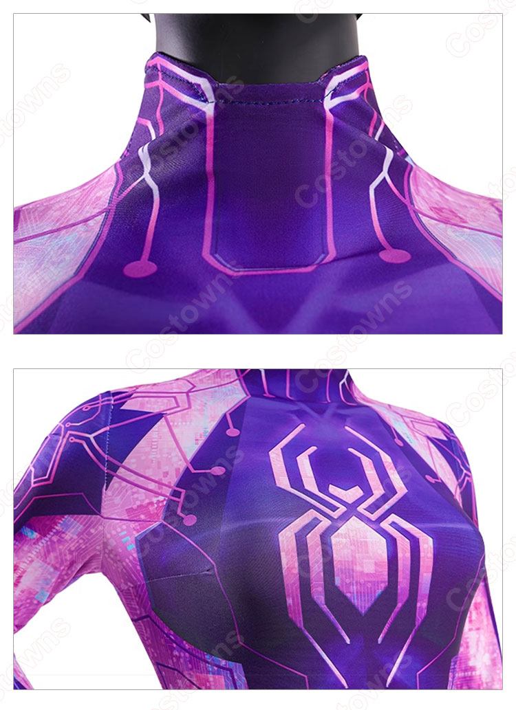 スパイダーマン:アクロス・ザ・スパイダーバース マーゴ・ケス スパイダーバイト コスプレ衣装-7