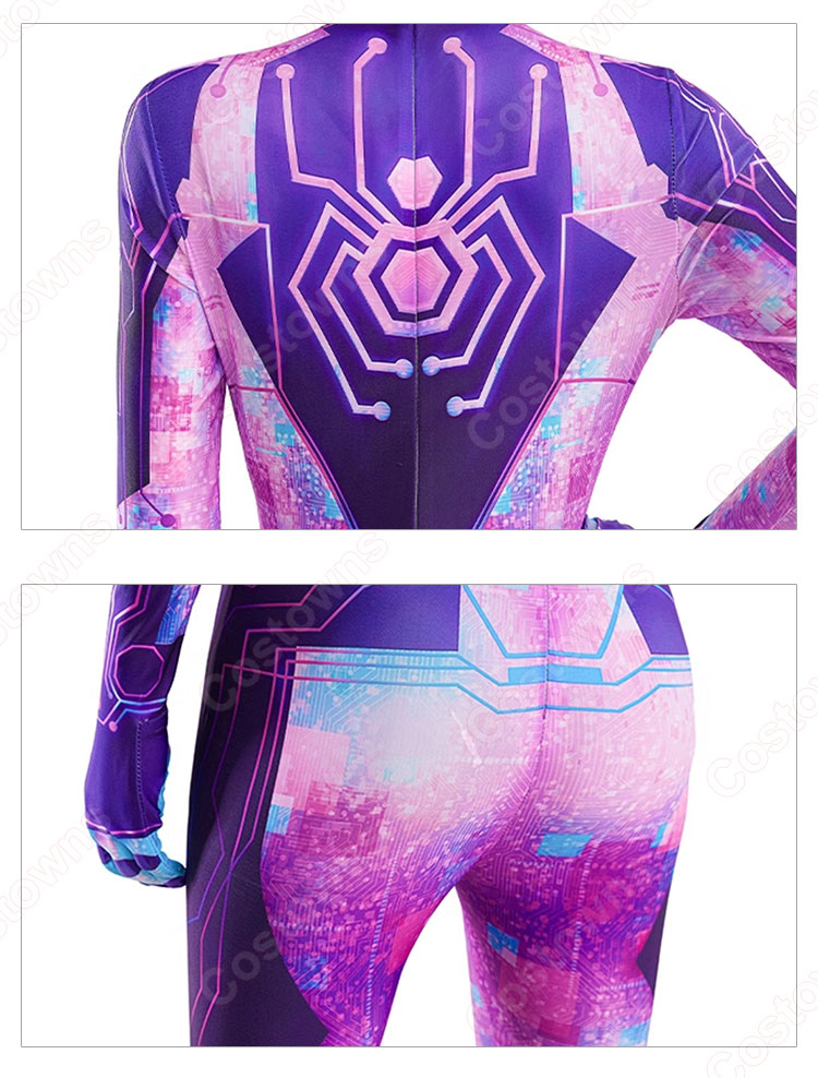 スパイダーマン:アクロス・ザ・スパイダーバース マーゴ・ケス スパイダーバイト コスプレ衣装-9