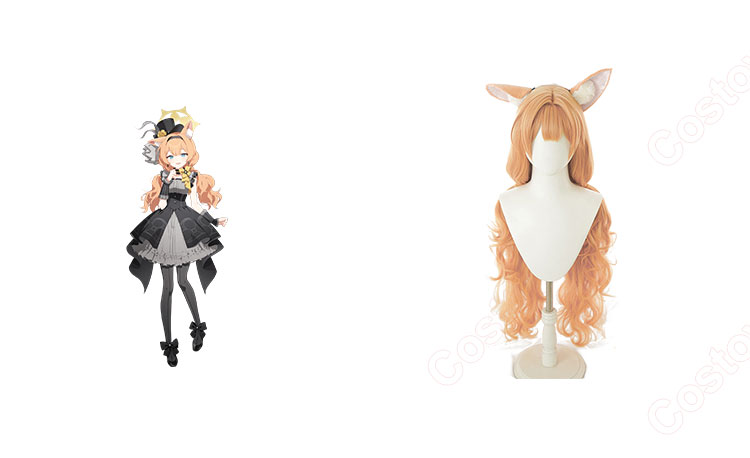 ブルーアーカイブ 伊落マリー アイドル コスプレウィッグ-1