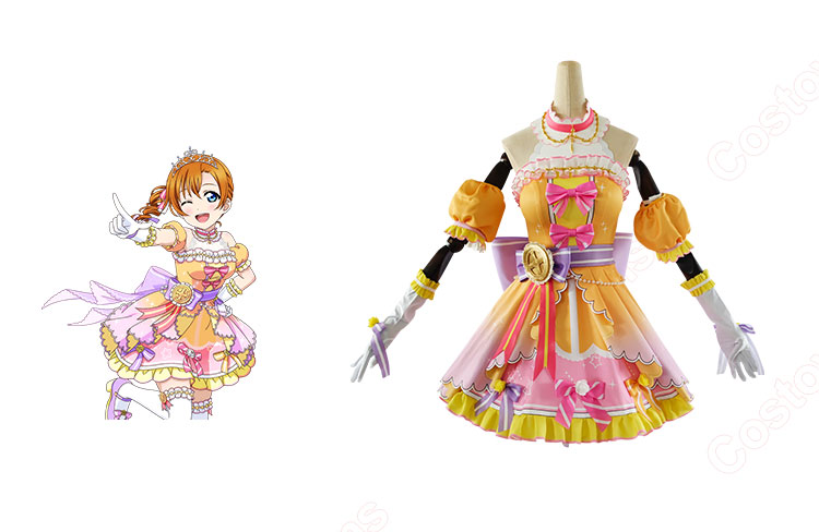 ラブライブ！スクフェス カウントダウンライブ編 年越しライブ♪ 高坂穂乃果 コスプレ衣装-1