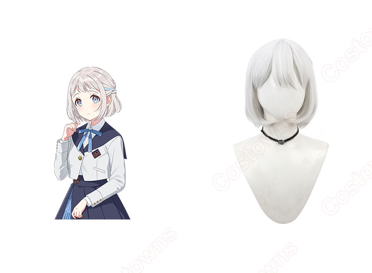 【GW限定お値下げ】学マス　葛城リーリヤ　白線　コスプレ　ウィッグ Amazon.co.jp: [HIRA] 学マス 白線 葛城 リーリヤ コスプレ衣装