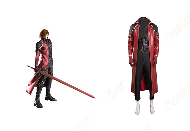クライシス コア -ファイナルファンタジーVII- ジェネシス・ラプソードス コスプレ衣装-1