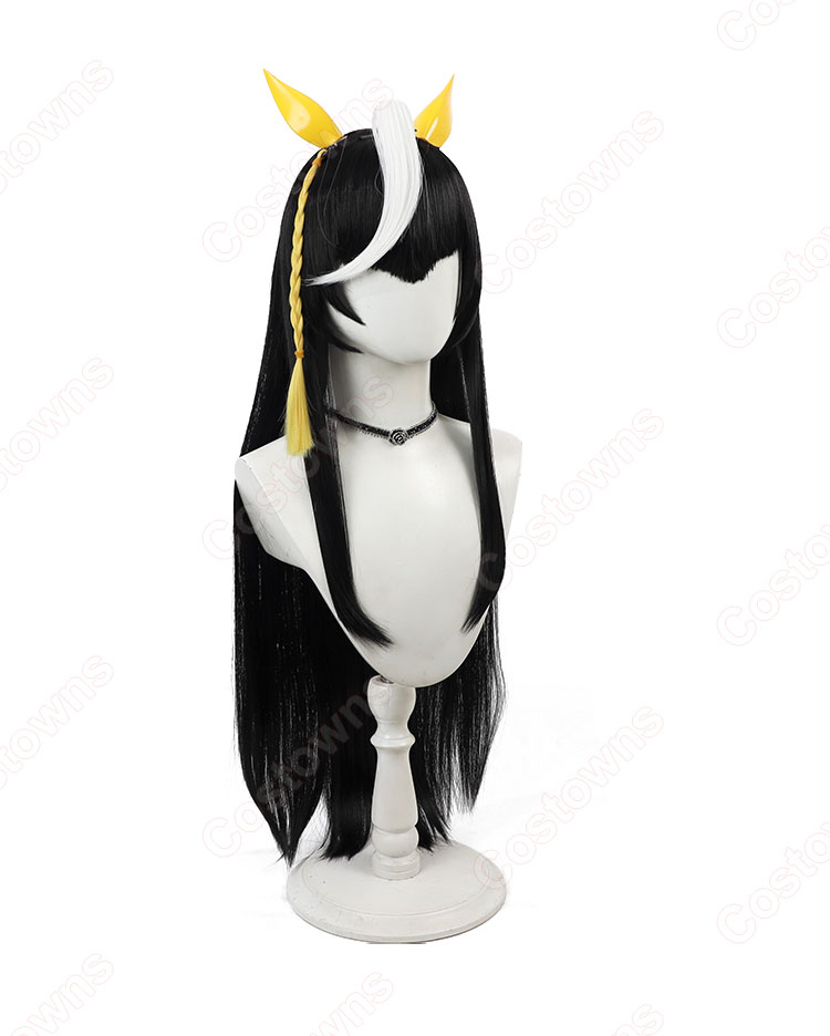 ウマ娘 プリティーダービー カルストンライトオ コスプレウィッグ-3