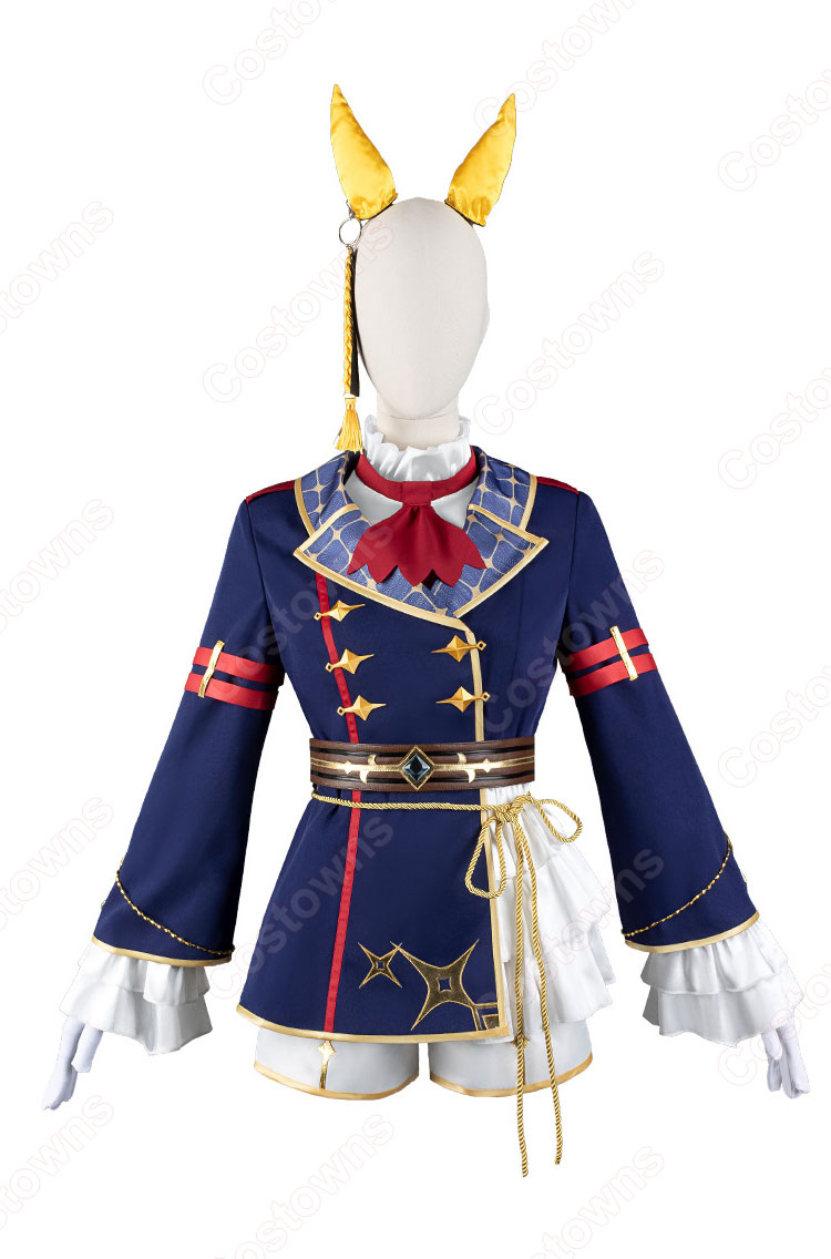 海外通販サイト ブランド ウマ娘 プリティーダービー カルストンライトオ 勝負服 コスプレ コスプレ衣装