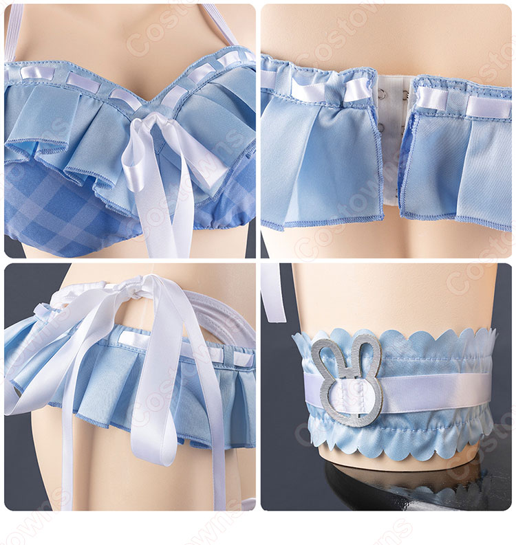 hololive ホロライブ 兎田ぺこら コスプレ衣装 2024水着 新衣装-11