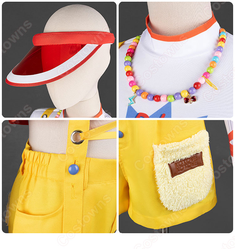 学園アイドルマスター 藤田ことね Yellow Big Bang! コスプレ衣装-9