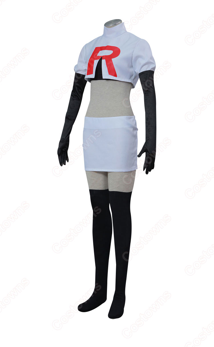 ポケットモンスター ムサシ 制服 コスプレ衣装-3