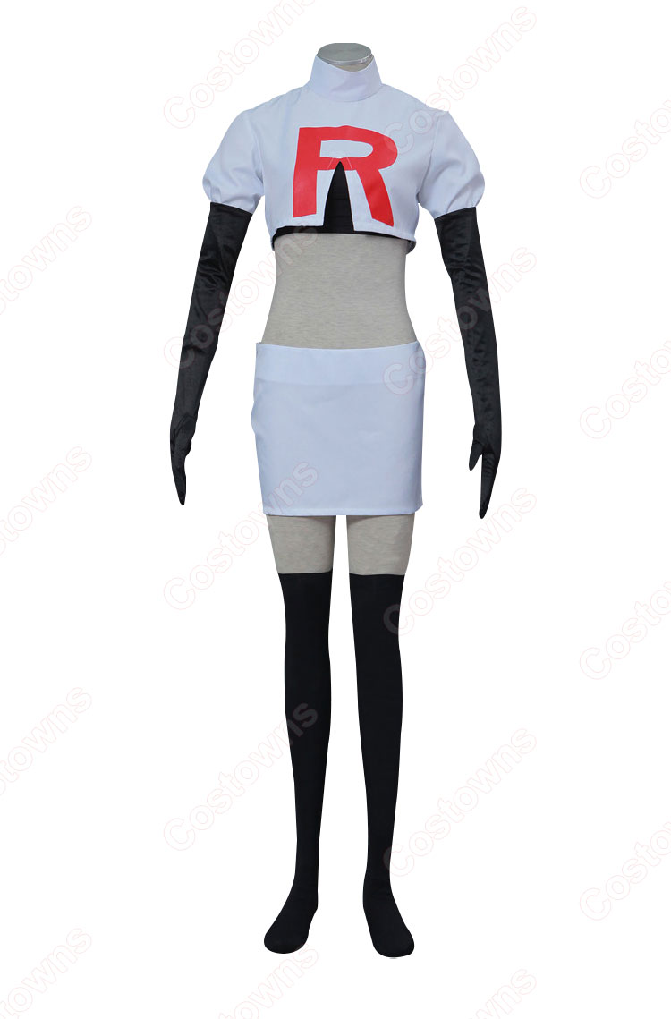 ポケットモンスター ムサシ 制服 コスプレ衣装-2