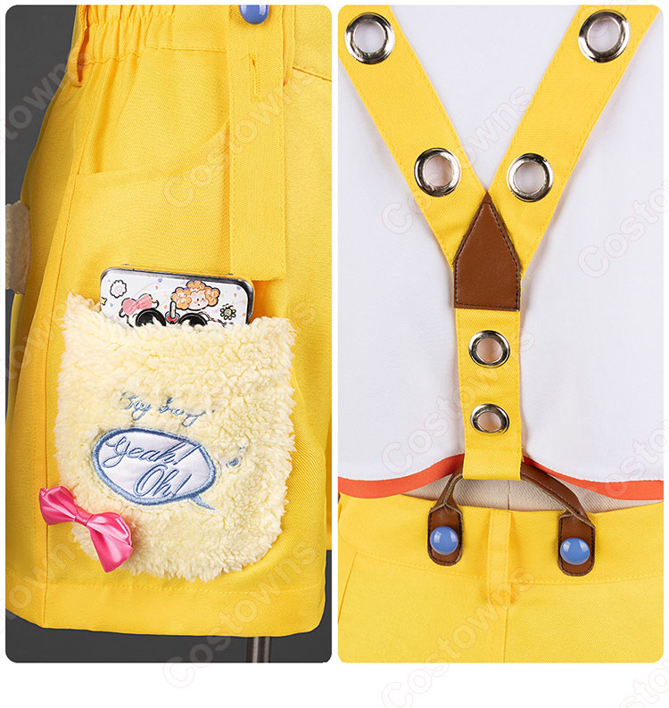 学園アイドルマスター 藤田ことね Yellow Big Bang! コスプレ衣装-8