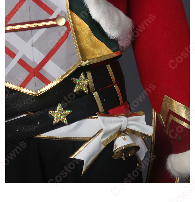 あんさんぶるスターズ! 真白友也 アイドルサンタ衣装 コスプレ衣装-4