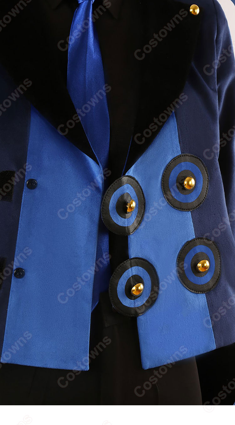 ペルソナ3 リロード ベルベットルーム 結城理 コスプレ衣装 ベルベットルーム 群青色の衣装-4