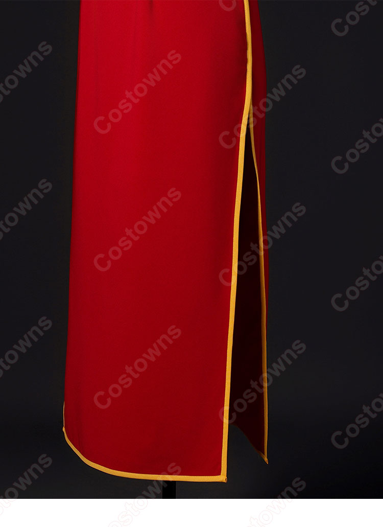 銀魂 神楽 コスプレ衣装 ノースリーブ チャイナドレス-6