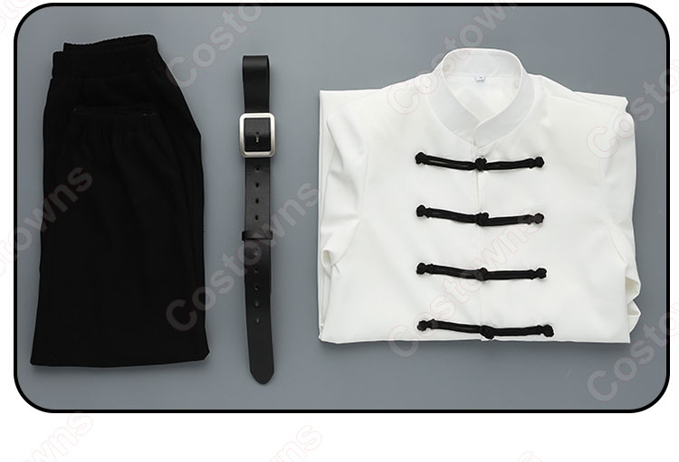 銀魂 白チャイナ 神威 コスプレ衣装-5