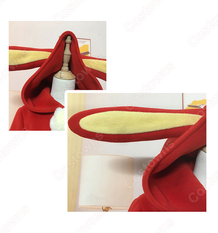 カードキャプターさくら 木之本桜 うさ耳 バトルコスチューム コスプレ衣装-4