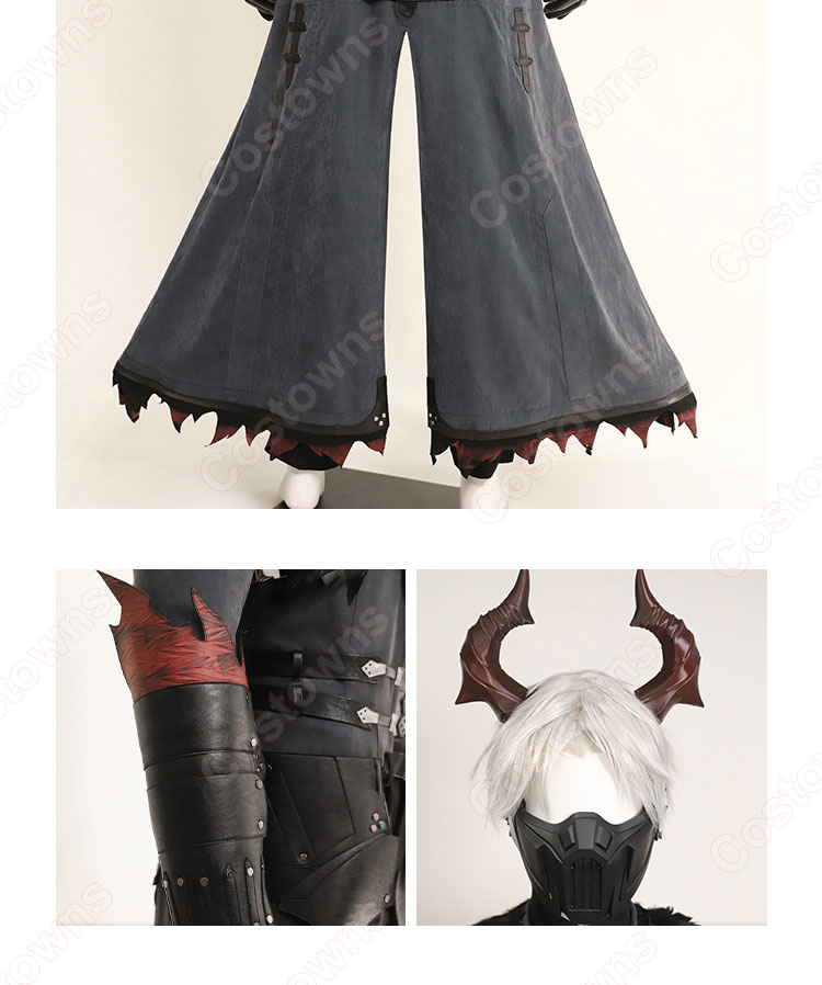 ファイナルファンタジーVII セフィロス ハロウィン コスプレ衣装-11
