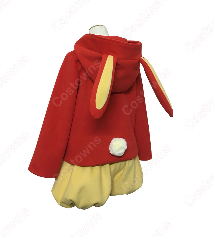 カードキャプターさくら 木之本桜 うさ耳 バトルコスチューム コスプレ衣装-3