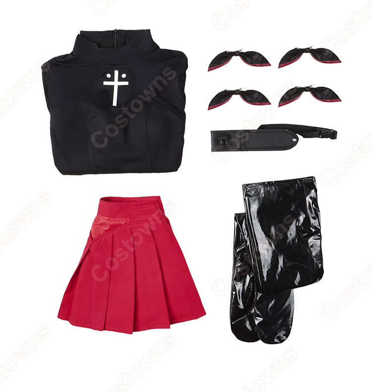 Fate/EXTRA Record 遠坂凛 コスプレ衣装-11