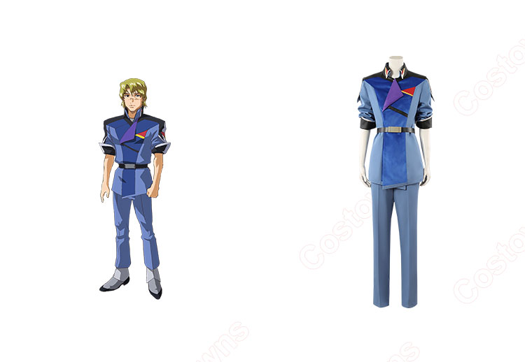 在庫一掃セール 機動戦士ガンダムSEED FREEDOM コスプレ衣装 ムウ・ラ・フラガ コスプレ衣装