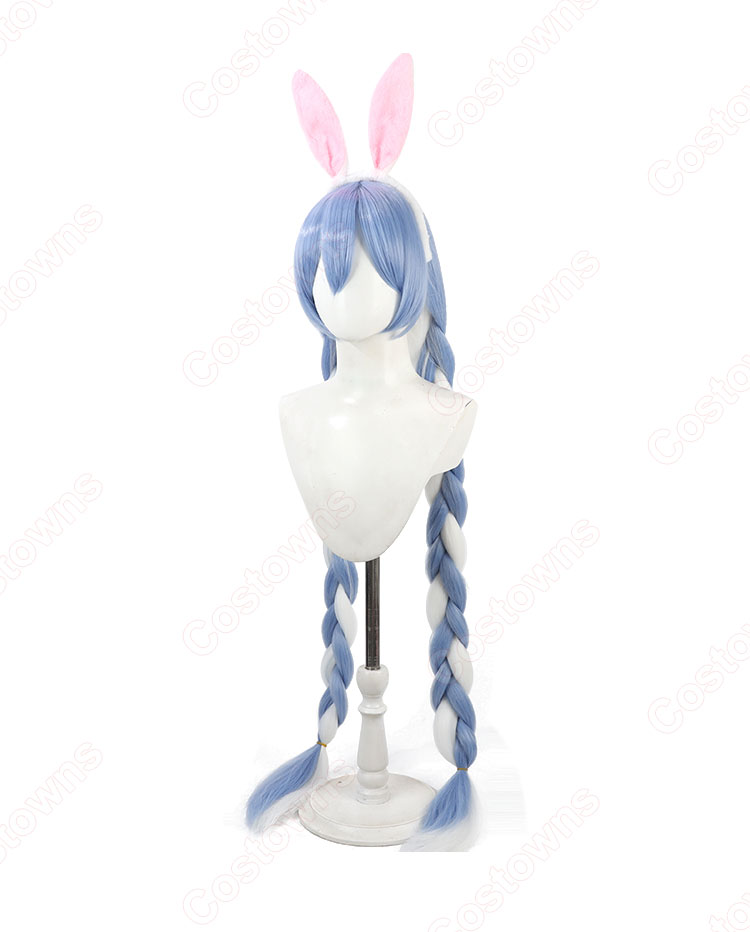 hololive ホロライブ 水着兎田ぺこら コスプレウィッグ-4